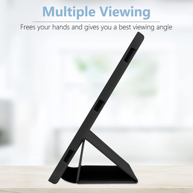 Чохол TQQ ESGWGFFGs7s8PTB1 для Samsung Galaxy Tab S7 FE S8 12.4 дюймів, з тримачем для ручки, чорний (2124)