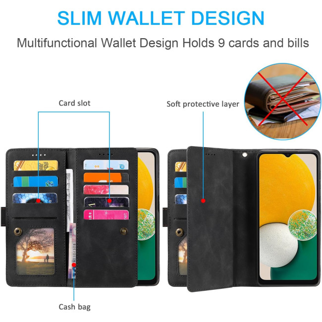 Чохол UEEBAI для Samsung Galaxy S24 5G, вінтажна блискавка, чорний (4099)