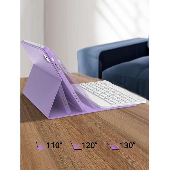 Чохол з клавіатурою WINCHKING для iPad Air 11 дюймів (M3/M2) 2025/2024, лавандовий (2152)