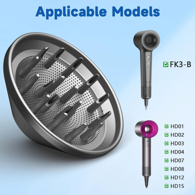 Дифузор для фена TQQ JFFZ-FK3 360° та DSON (2120)