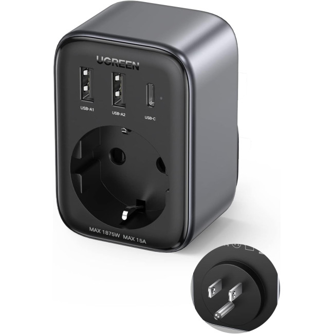 Дорожный адаптер UGREEN 30W (0020)