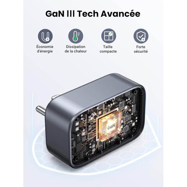 Дорожный адаптер UGREEN 30W (0020)