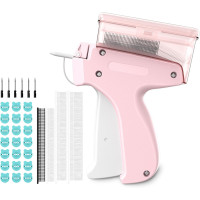 ELEOPUS Пистолет для микростежков Stitchy TAG-001, пистолет для маркировки одежды, розовый (5128)