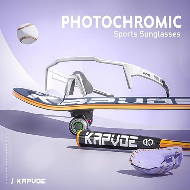 Фотохромні велосипедні окуляри KAPVOE з TR90 (3115)