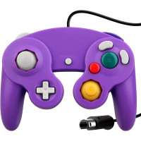 Ігровий контролер OSTENT Wired Shock для відеоігор Nintendo GameCube NGC, фіолетовий (4001)