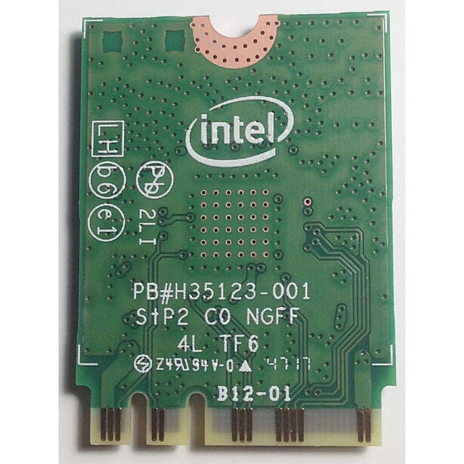 Intel Бездротовий адаптер WIRELESS-AC 3165 3165.NGWG, дводіапазонний, 1x1, AC+BT, M.2 (5029)