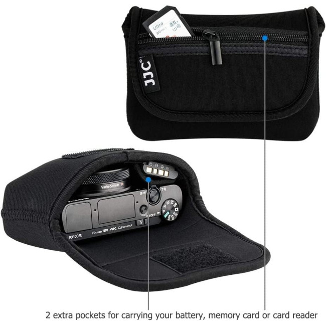 JJC Чохол для компактної камери Sony ZV-1 ZV-1F, Canon G7, чорний (5016)