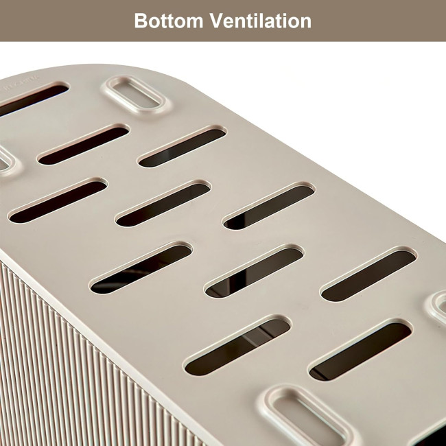 Кабельний органайзер DAWRIS, з кришкою, виготовлений з ABS-пластику, багатофункціональний, із захистом від перенапруги, коричневий (0154)