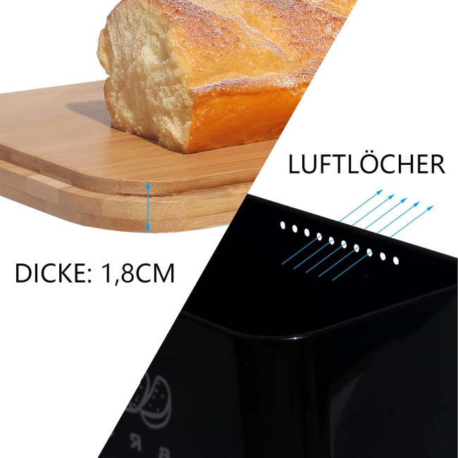 Хлібниця Theo&Cleo з кришкою (3114)