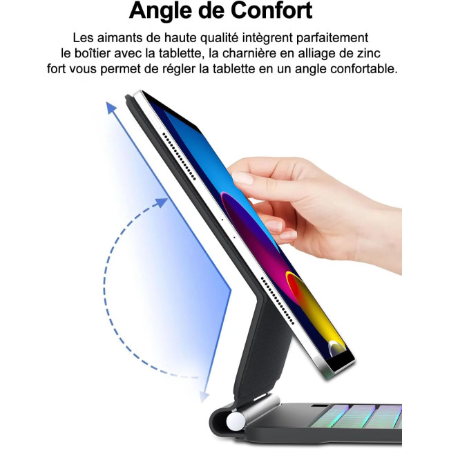 Клавіатура FOGARI для iPad A16 11'' 2025/iPad 10-го покоління (2022), чорна (2150)