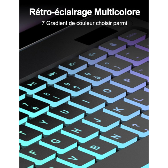 Клавіатура FOGARI для iPad A16 11'' 2025/iPad 10-го покоління (2022), чорна (2150)