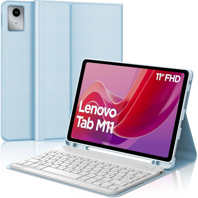 Клавіатура IVEOPPE для Lenovo Tab M11 11", небесно-блакитний (3104)