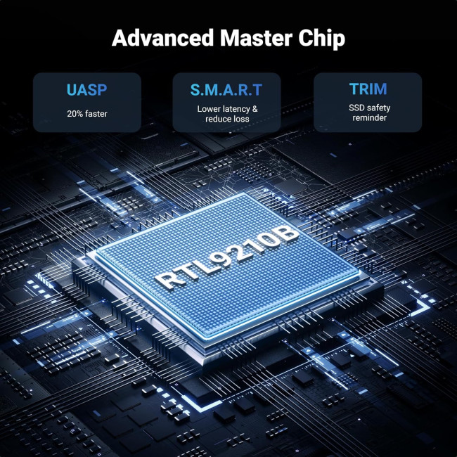 Корпус для SSD UGREEN M2 модель CM578, корпус для NVME SATA M.2 SSD USB 3.2 GEN 2 10 Гбит/с, совместимый с 970 EVO PLUS, 760P, серебряный (0017)