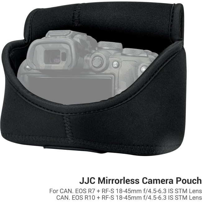 Легкий неопреновий чохол  JJC OC-C3BK для бездзеркальної камери Canon EOS R7 R10, чорний (4159)