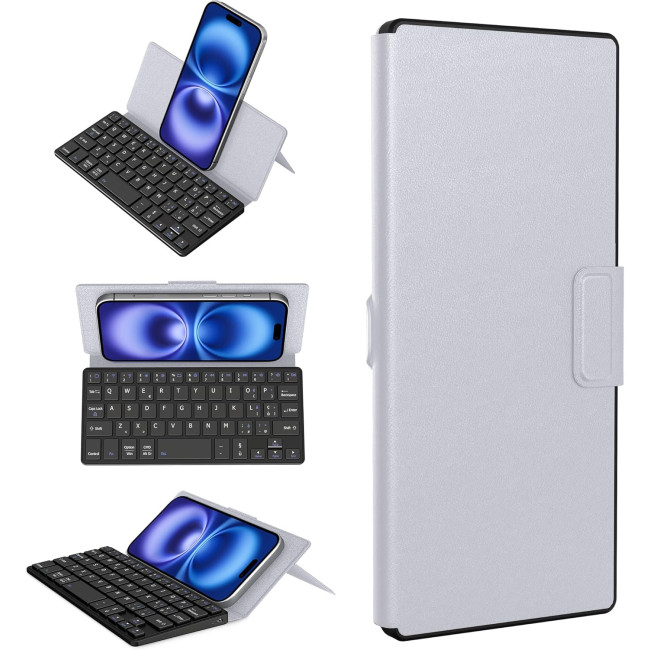 Міні-клавіатура CACOE X62 для мобільного телефону, світло-сіра (2161)