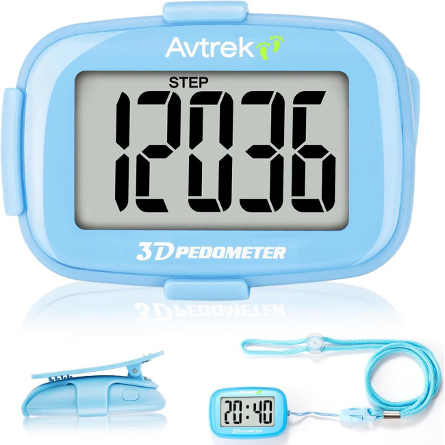 Міні-крокомір AVTREK 3D, синій (4129)