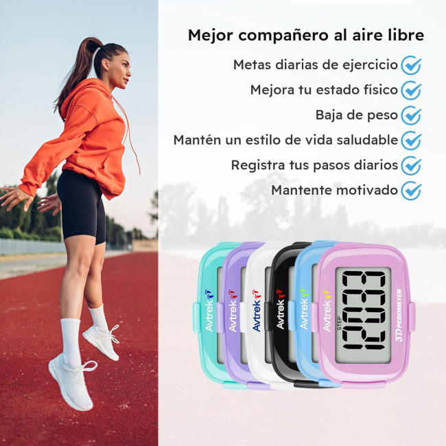 Міні-крокомір AVTREK 3D, синій (4129)