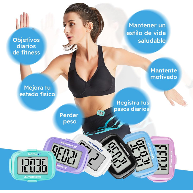 Міні-крокомір AVTREK 3D, синій (4129)