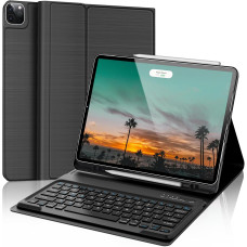 Магнітний чохол-клавіатура FOGARI з Bluetooth для iPad Pro 12.9 2022-2018, черний (2146)