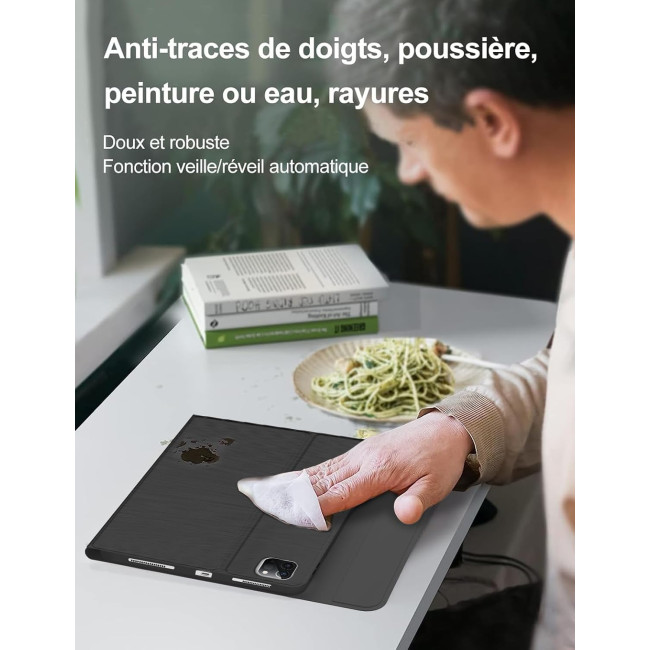 Магнітний чохол-клавіатура FOGARI з Bluetooth для iPad Pro 12.9 2022-2018, черний (2146)