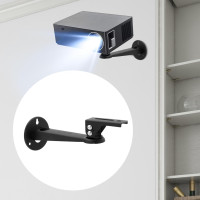 Настінне кріплення ATORSE  з монтажними гвинтами, поворотне на 360°, для телевізорів, аудіо, проекторів, чорне (0075)