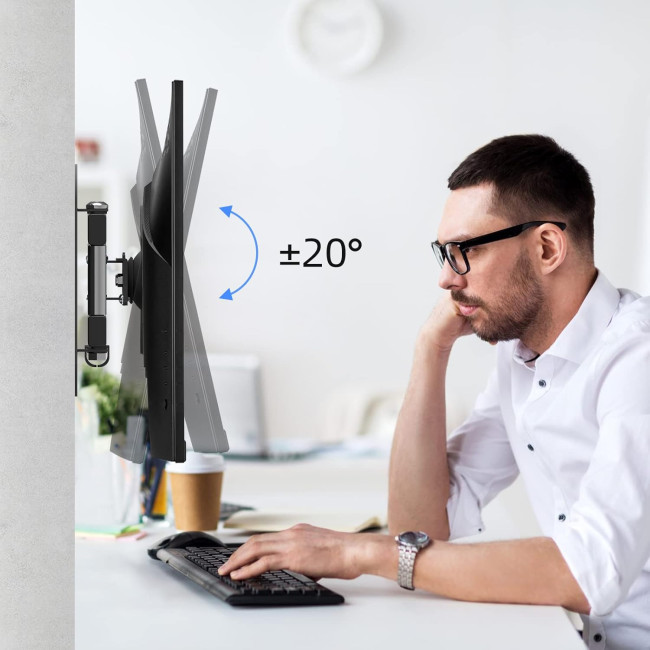 Настінне кріплення Suptek MA2720_SML для телевізора з діагоналлю 13-32 дюймів, чорний (4075)