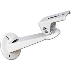 Настінний кронштейн Psdndewwдля підвіски проектора з можливістю обертання на 360°, розширюваний, 7,9-дюймовий, білий (0076)