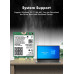 NICGIGA Бездротова карта для ноутбуків WiFi 6E Intel AX210 NGW, Bluetooth 5.3, Tri-Band 5400Mbps (5013) № 3