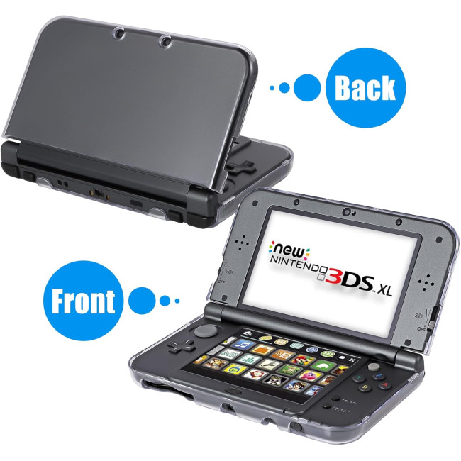 Чохол VSEER для 3DS XL - ультрапрозорий кришталевий захисний чохол-скін для нового Nintendo 3DS XL LL 2015 року, прозорий (0175)