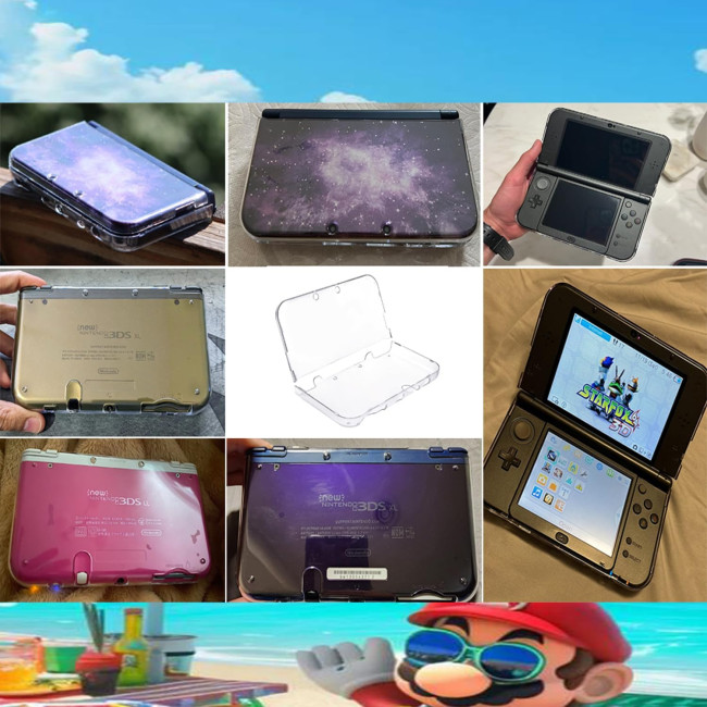 Чохол VSEER для 3DS XL - ультрапрозорий кришталевий захисний чохол-скін для нового Nintendo 3DS XL LL 2015 року, прозорий (0175)
