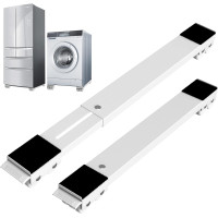 Подставка для стиральной машины SOLEJAZZ SOWMSWE-EU с тормозом, погрузка 300 кг, белая (2123)