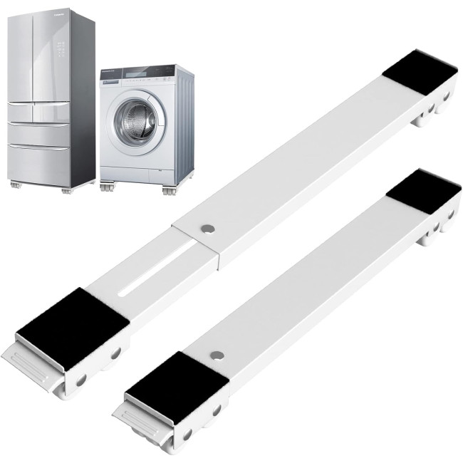 Підставка для пральної машини SOLEJAZZ SOWMSWE-EU з гальмом, навантаження 300 кг, біла (2123)