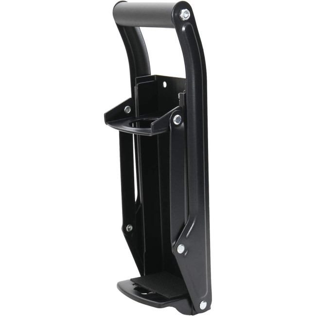 Подрібнювач банок HMF з відкривачкою для пляшок, чорний, 500 мл, пластик, настінний (0138)