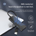 Портативний USB-адаптер ANYPLUS, USB 3.0 концентратор, 4-портовий USB-розгалужувач, чорний (0180) № 1
