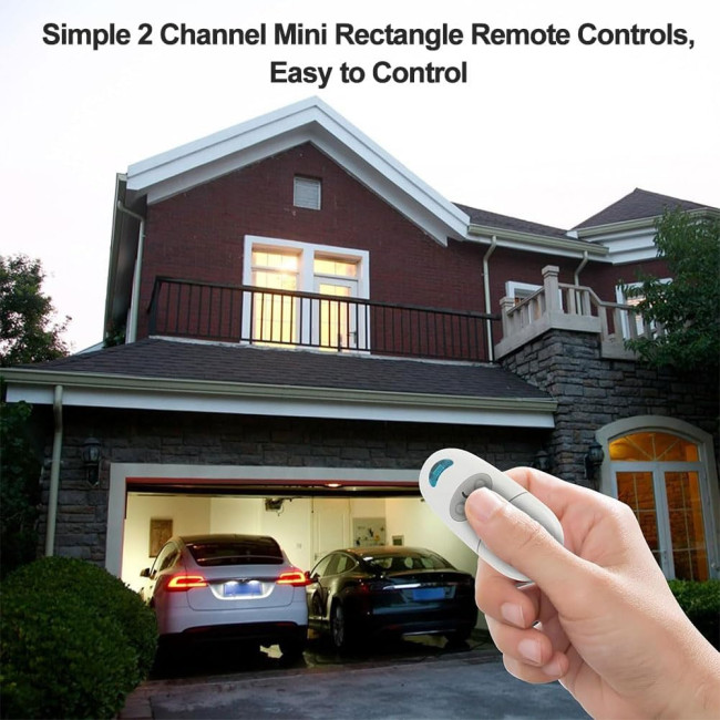 Пульт дистанційного керування гаражними воротами AOMiGT‎ TOP432NA 433,92 МГц, сірий (0167)