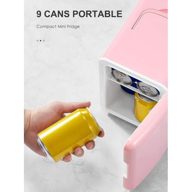 Reemix портативный холодильник-охладитель и подогреватель KM-14-4L, 4 литра, розовый (4197)