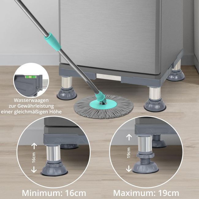 Регульована підставка для міні-холодильника та пральної машини Winter Shore HS-MFSTAND1 (3020)