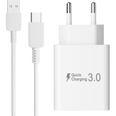 Швидкий зарядний пристрій Newding для Xiaomi USB 18 Вт 3 A Xiaomi USB C, білий (0168)