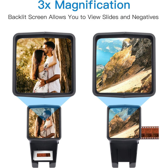 TCNEWCL переглядач слайдів та плівок FS521, 35-міліметровий, 10Вт (5069)
