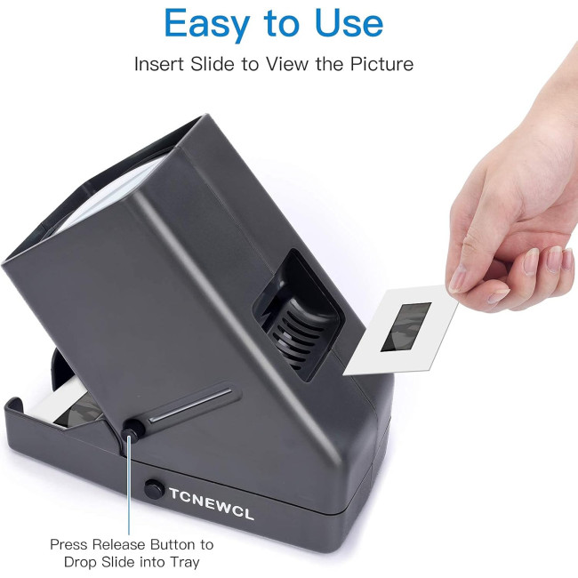 TCNEWCL переглядач слайдів та плівок FS521, 35-міліметровий, 10Вт (5069)