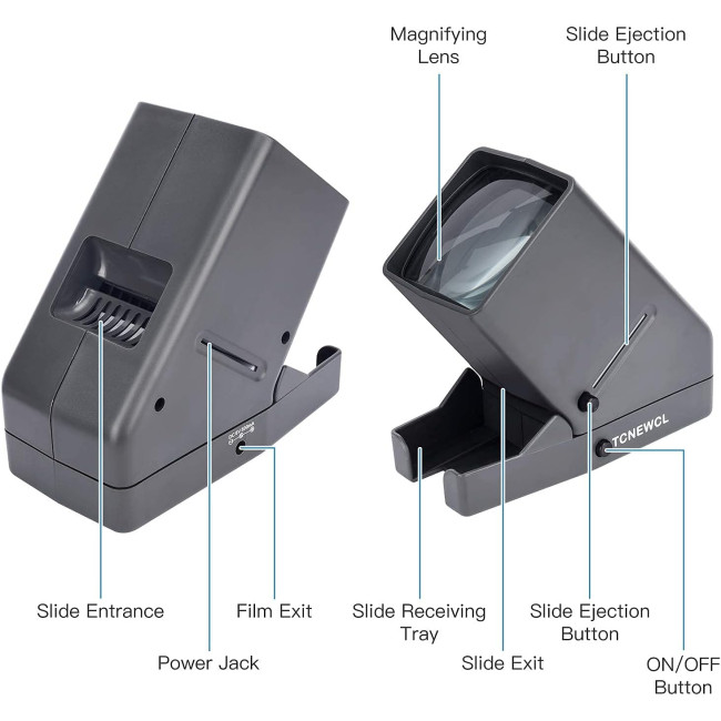 TCNEWCL переглядач слайдів та плівок FS521, 35-міліметровий, 10Вт (5069)