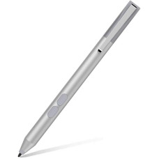 Tesha Перо для Surface, 1024 натисків, гумка та клацання правою кнопкою миші, відхилення долоні, срібний (5082)