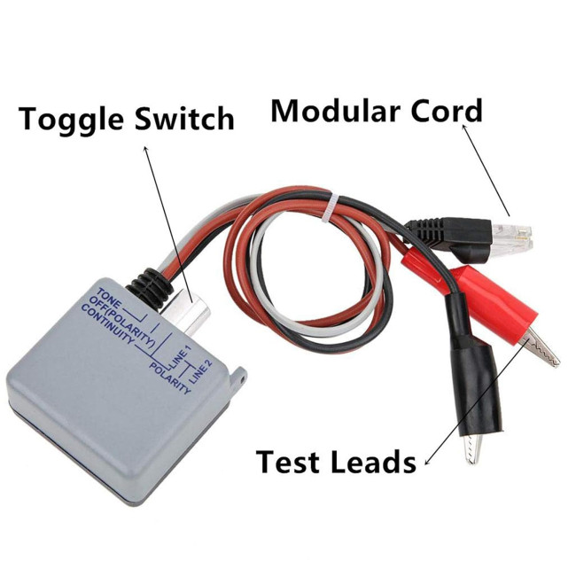 Тестер дротяного трасування CDIYTOOL 200EP з високою точністю, індуктивним підсилювачем та зондом, срий (0172)