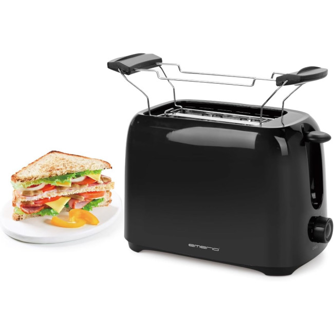 Тостер Emerio TO-128676.3, 700 Вт, чорний (2119)
