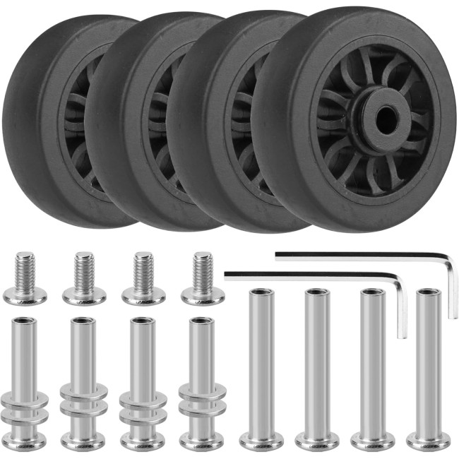 Універсальні безшумні колеса Vivikivi VK-C8 50 мм, для валізи (3048)