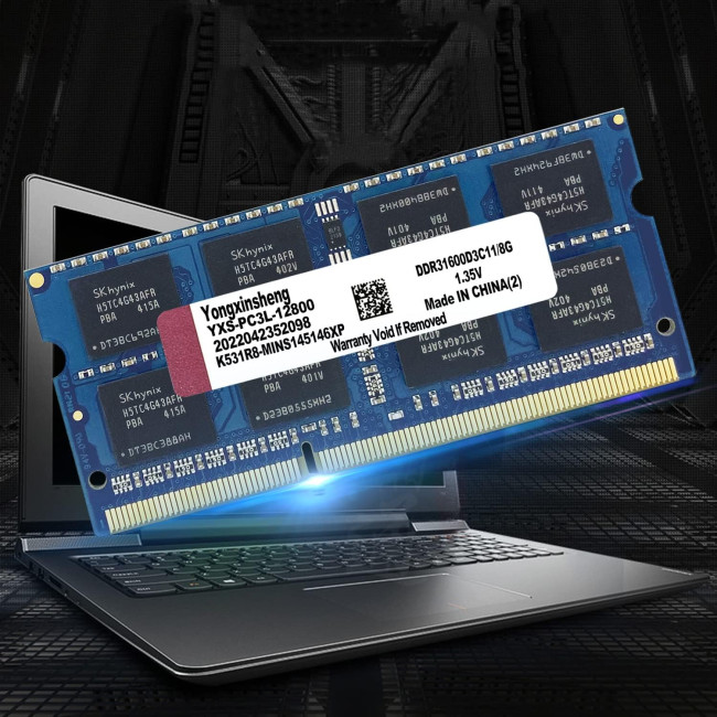 Yongxinsheng Комплект пам'яті 16 ГБ (2x8 ГБ) DDR3L / DDR3 RAM 1600 MHz, синя (5127)
