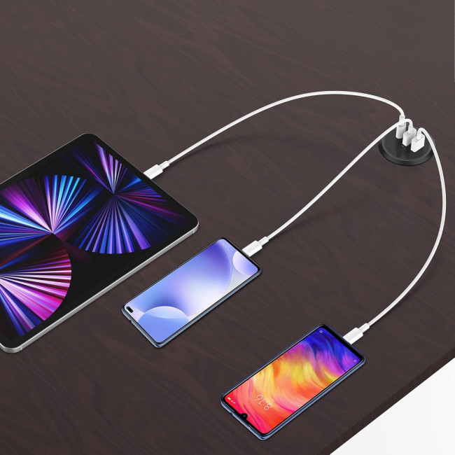 Зарядний пристрій Simpeak C88 45 Вт USB C з кількома роз'ємами, чорний (2188)