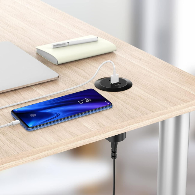 Зарядний пристрій Simpeak C88 45 Вт USB C з кількома роз'ємами, чорний (2188)