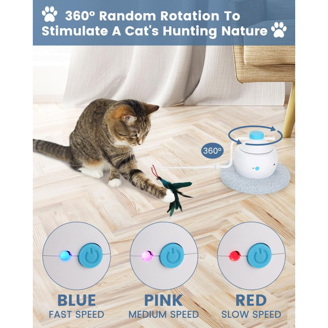 Автоматичні інтерактивні іграшки HAPPY HACHI 9944093 для котів (4068)