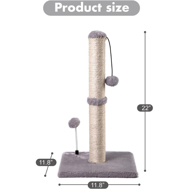 Когтеточка для котів MECOOL UM-KE21 Premium Basics, сіра (4002)